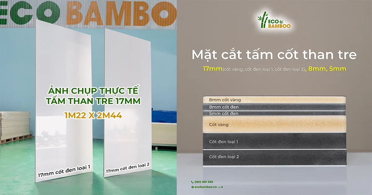 Giá tấm than tre 17mm bao nhiêu? Công thức tính và ví dụ thật