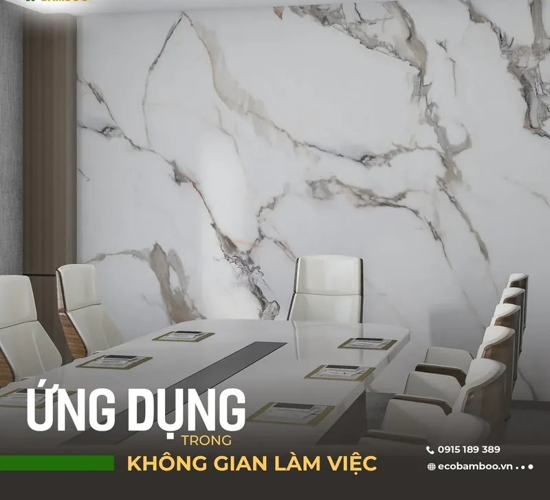 Công trình hoàn thiện bằng vật liệu Eco Bamboo