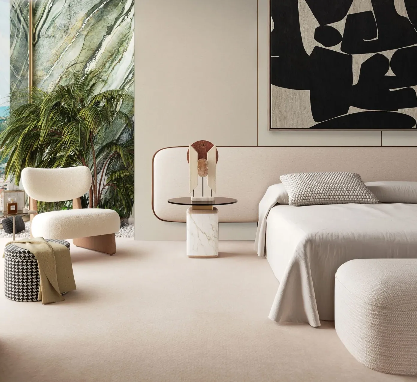 Công trình ốp tường tấm than tre Eco Bamboo