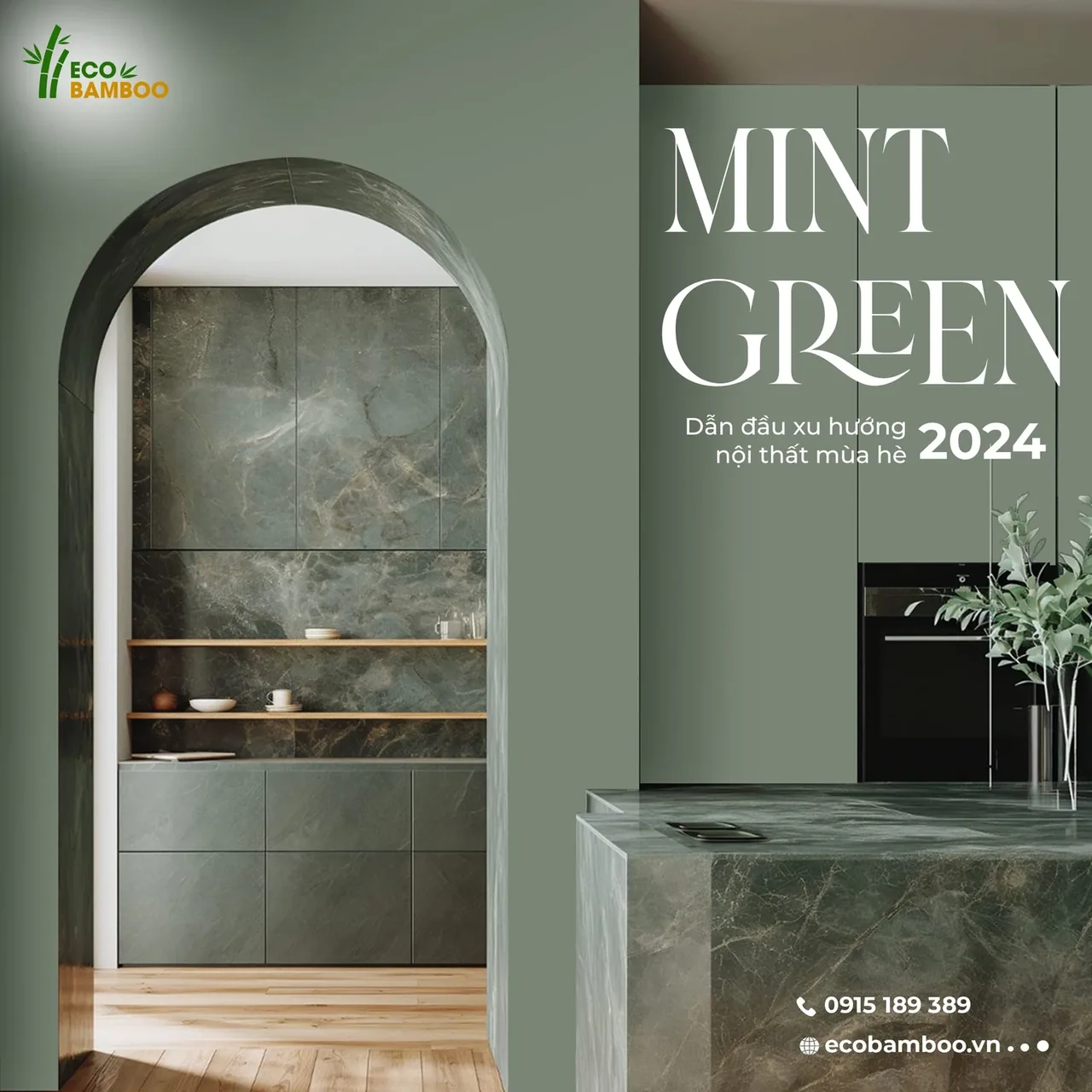 Tấm ốp than tre Eco Bamboo mã EB68016