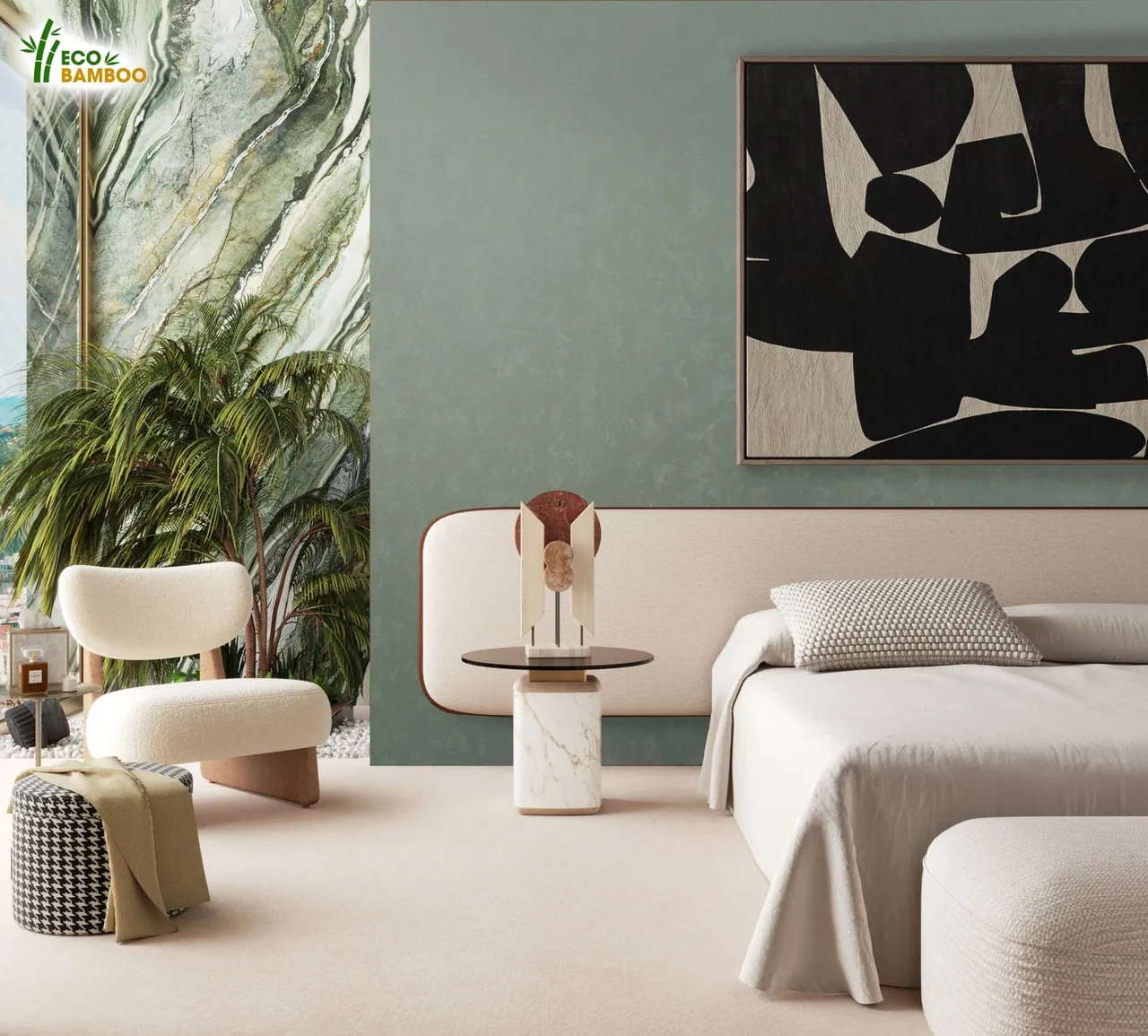 Tấm ốp than tre Eco Bamboo mã 4EB58009