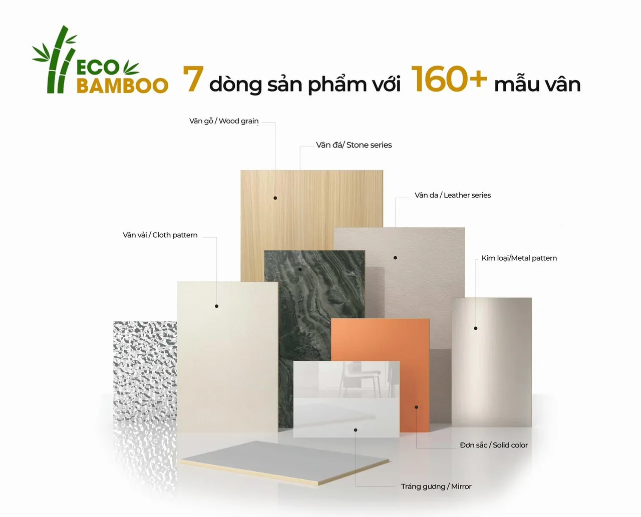 ECO BAMBOO HIỆN CÓ TẤT CẢ BAO NHIÊU MẪU MÃ?