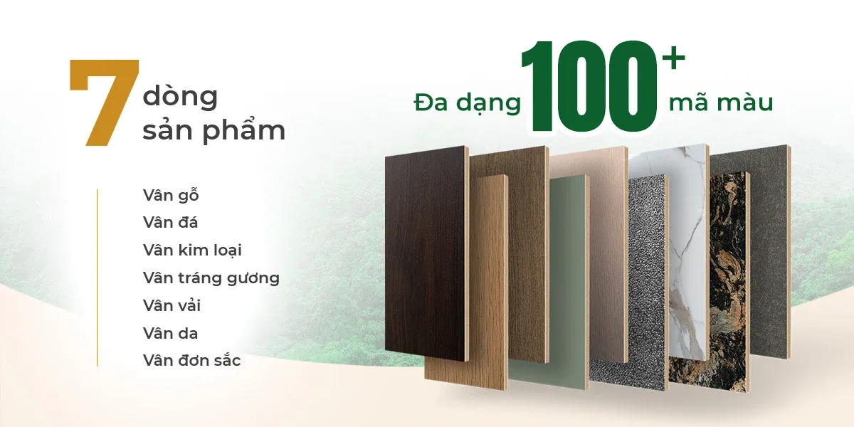 Các nhóm vân tấm ốp than tre Eco Bamboo