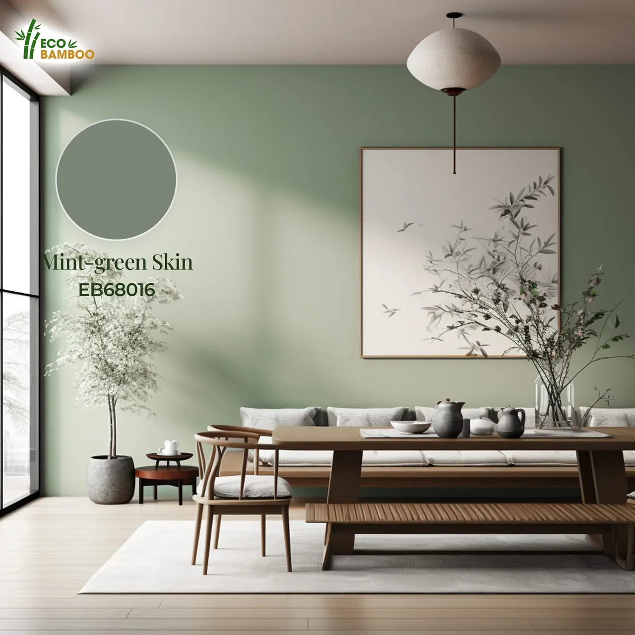 Tấm ốp than tre Eco Bamboo mã EB68016