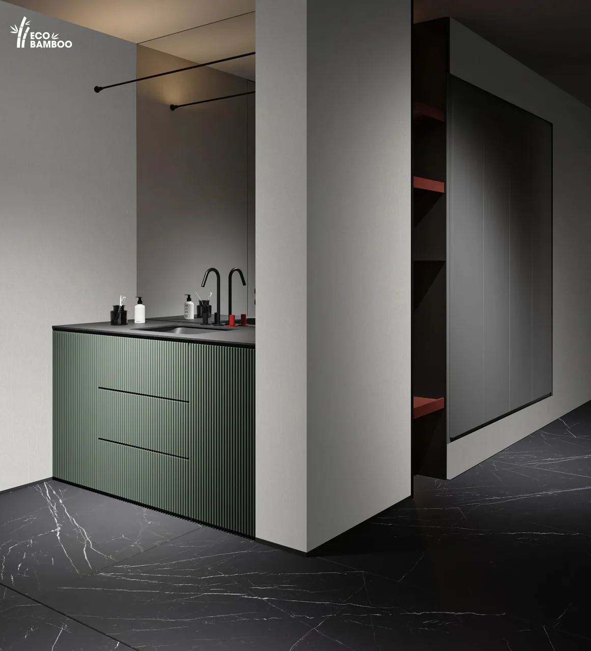 Tấm ốp than tre Eco Bamboo mã 3EB79011