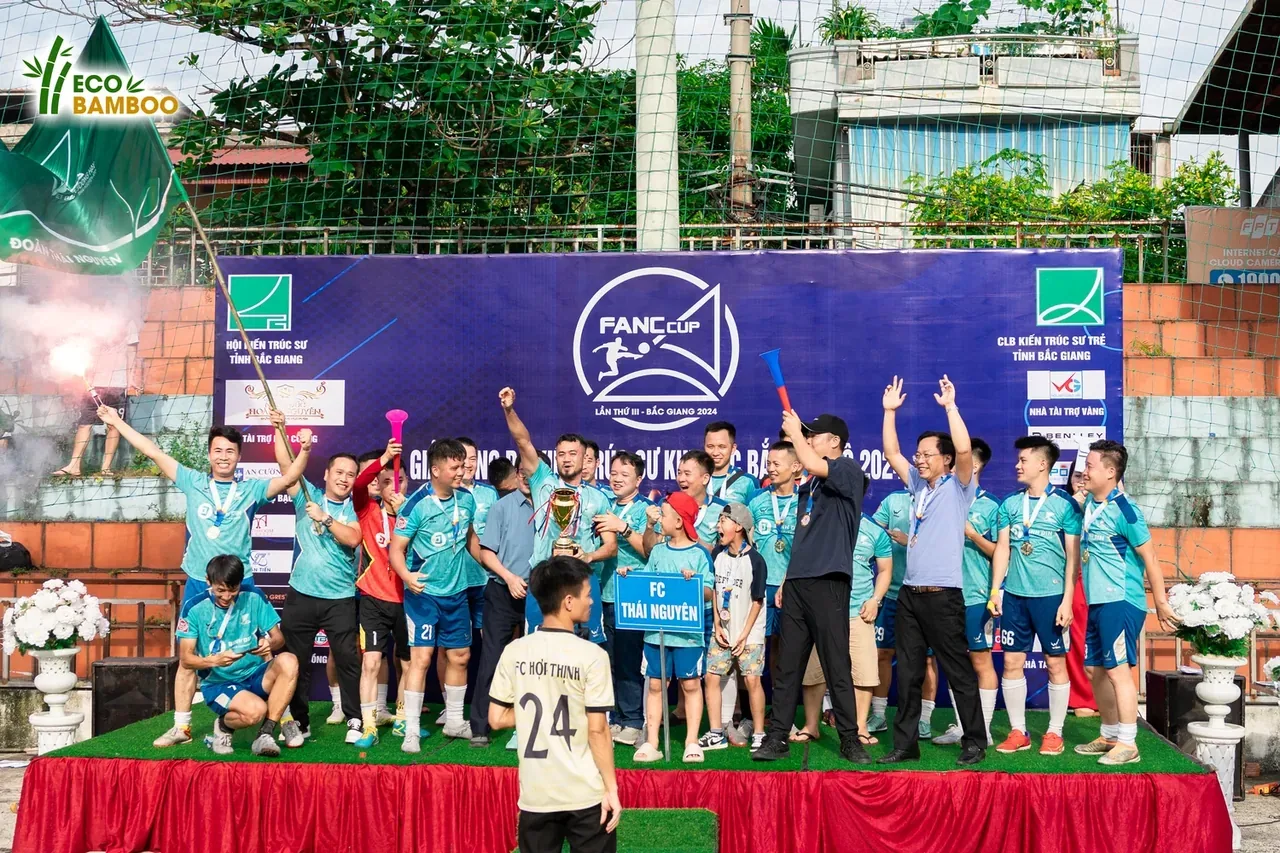 Eco Bamboo song hành cùng Giải bóng đá Kiến trúc sư khu vực Bắc Thủ Đô – Fancup 2024 lần thứ 3