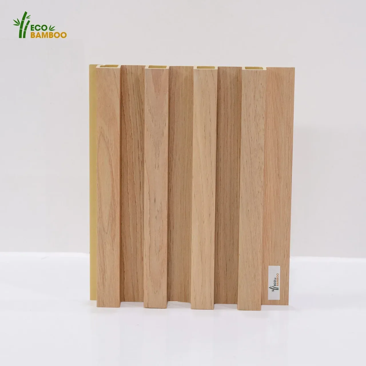 Lam sóng Eco Bamboo – Lam vuông cỡ nhỡ màu gỗ sồi EBL88001