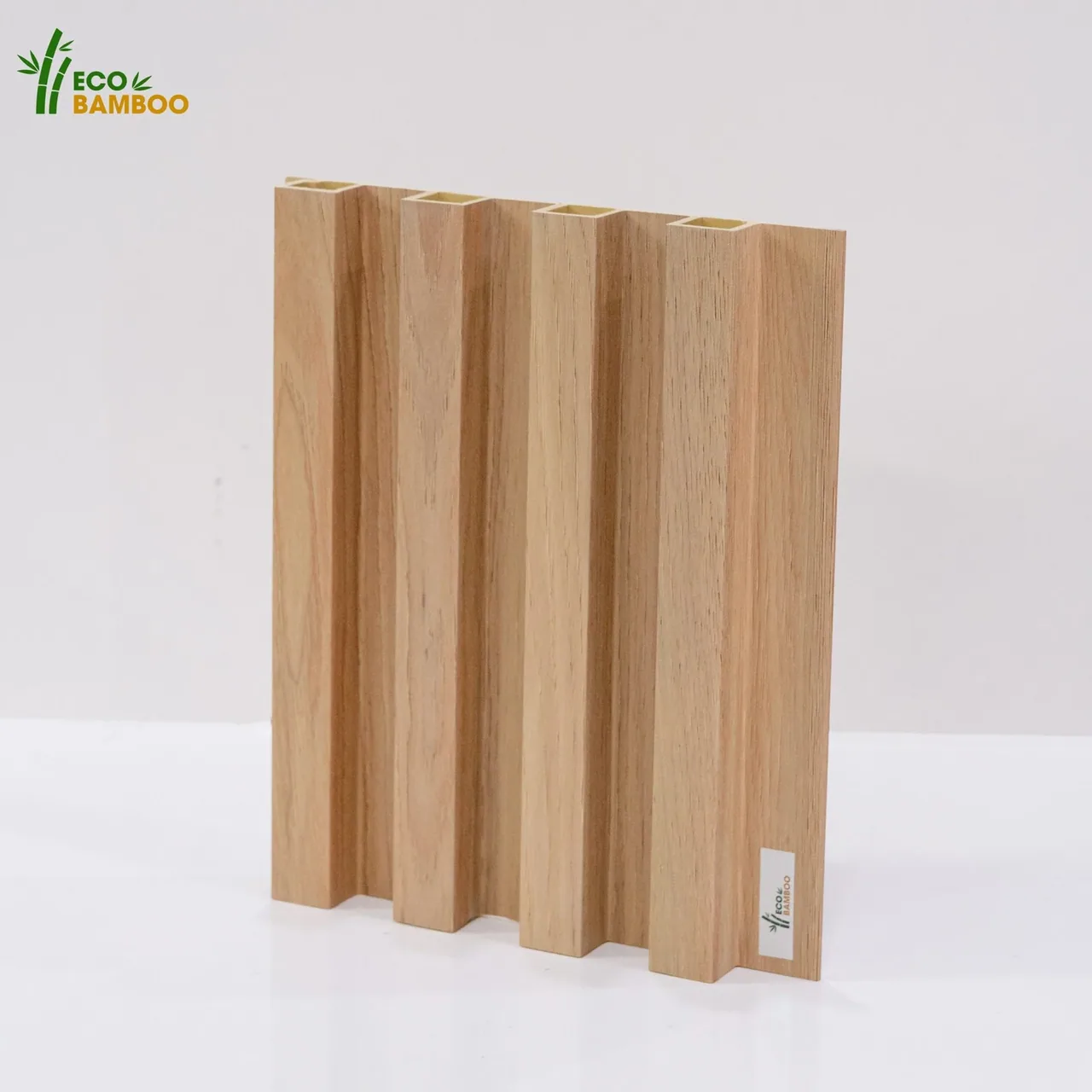 Lam sóng Eco Bamboo – Lam vuông cỡ nhỡ màu gỗ sồi EBL88001