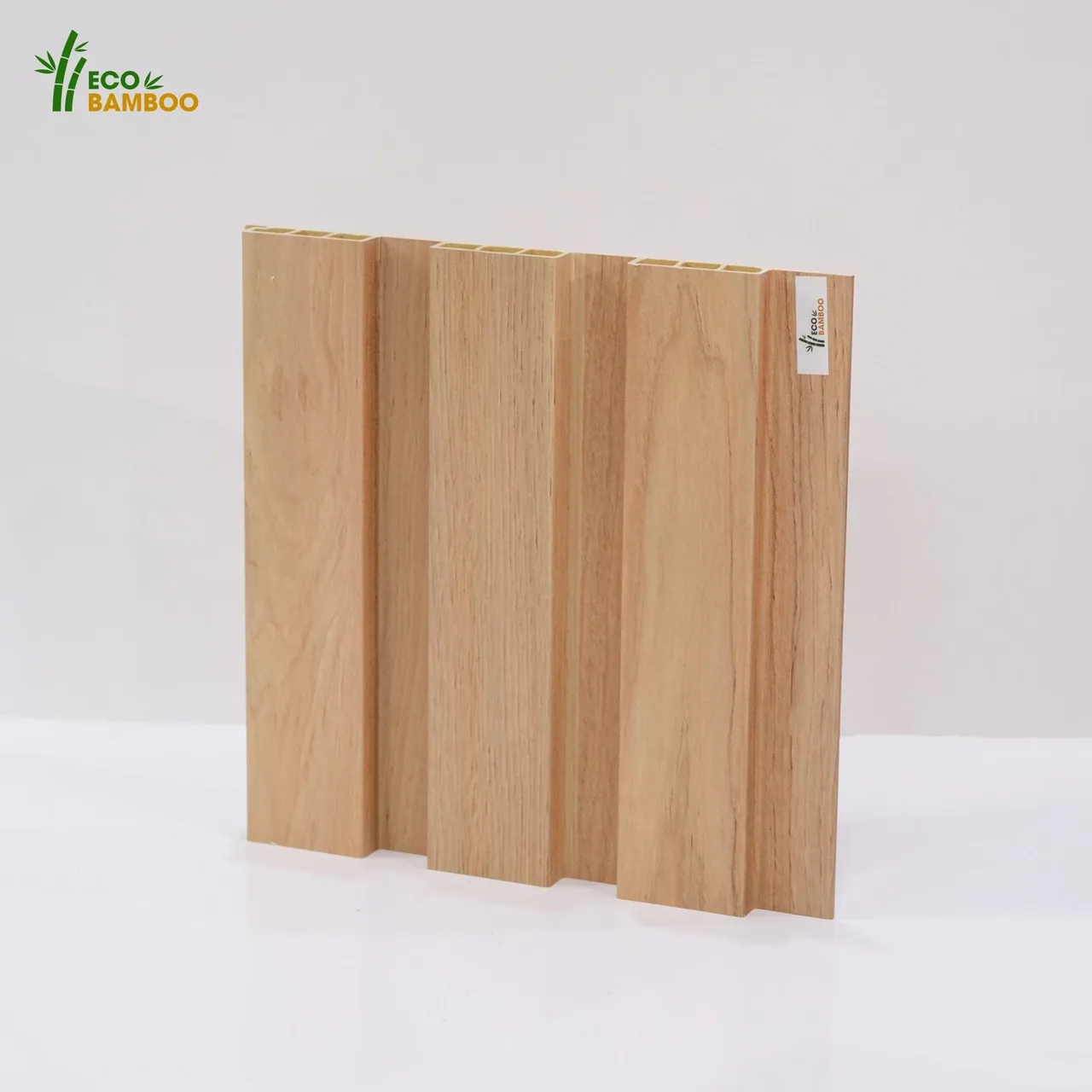 Lam sóng Eco Bamboo – Lam vuông cỡ to màu gỗ sồi EBL88003