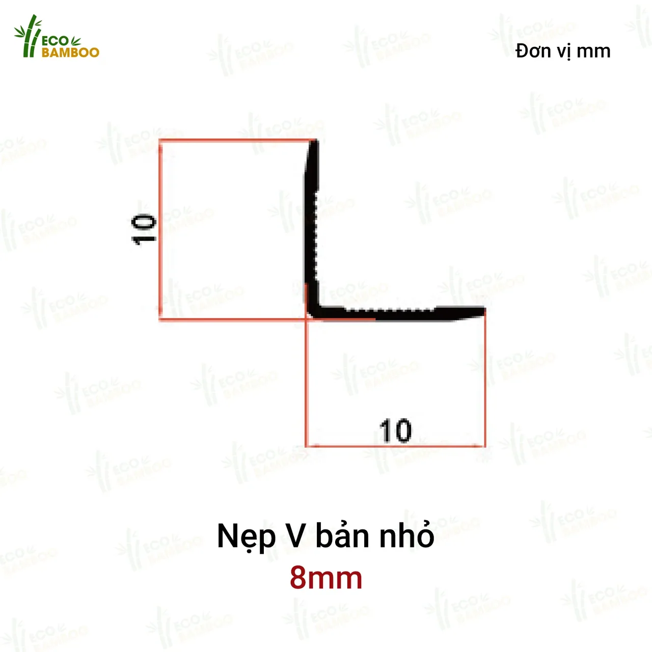 Nẹp V bản nhỏ -EBN89001-1 – Eco Bamboo