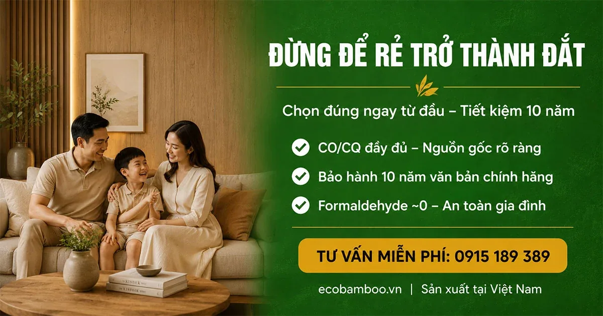 Khuyến nghị chọn tấm ốp theo chất lượng thay vì chọn theo giá rẻ