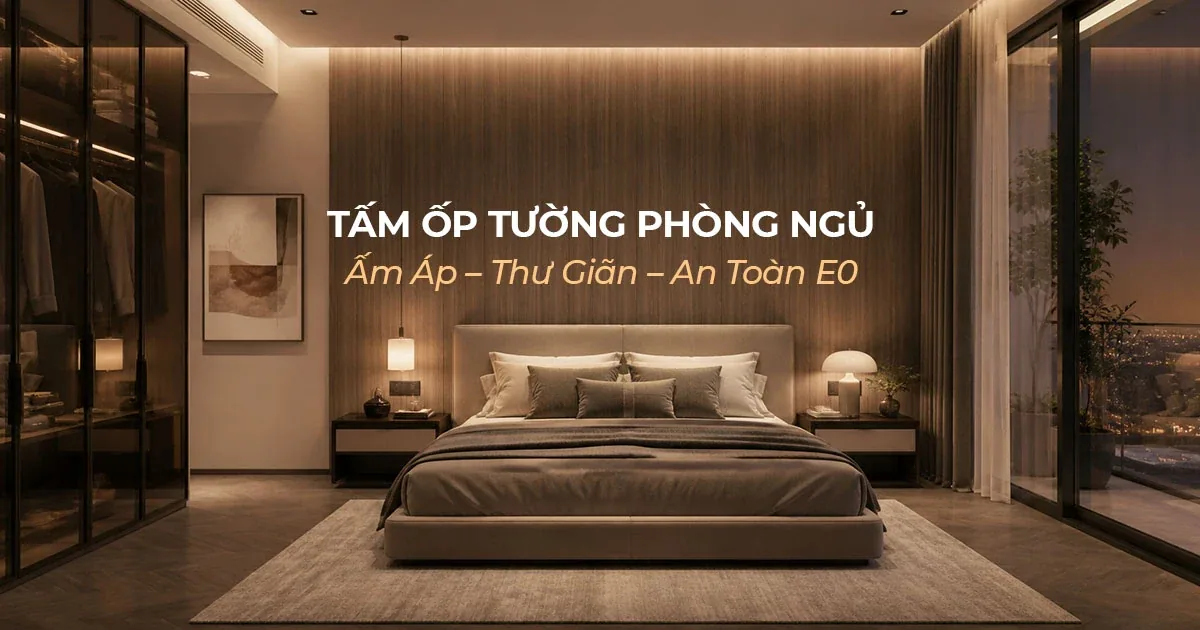 Tấm Ốp Tường Phòng Ngủ – Bí Quyết Tạo Không Gian Thư Giãn Hoàn Hảo