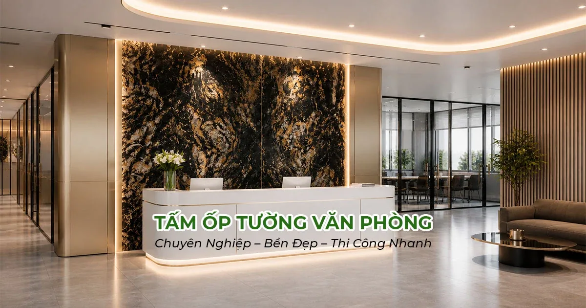 Tấm Ốp Tường Văn Phòng – Giải Pháp Nội Thất Chuyên Nghiệp Cho Doanh Nghiệp