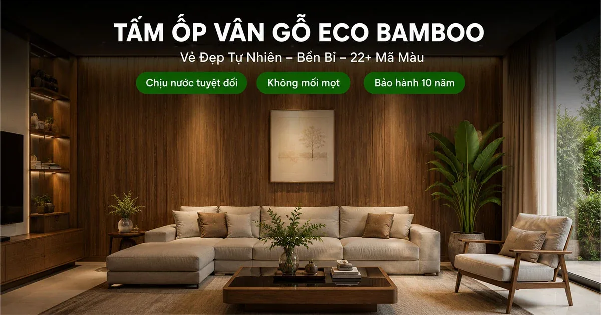 Tấm Ốp Vân Gỗ – Vẻ Đẹp Tự Nhiên Bền Bỉ, 22+ Mã Màu Đa Dạng