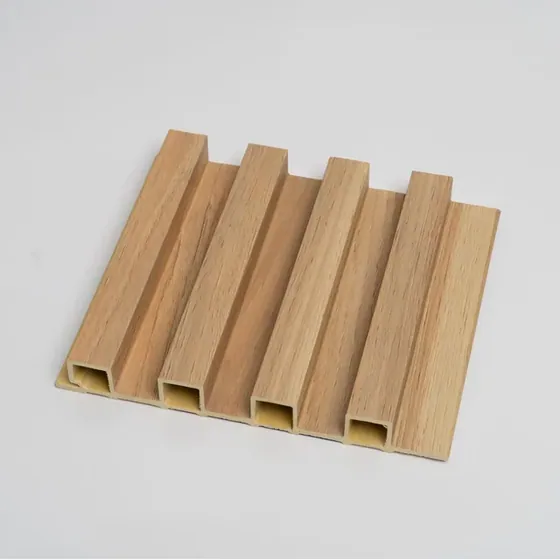 Lam sóng Eco Bamboo – Lam vuông cỡ nhỡ màu gỗ sồi EBL88001