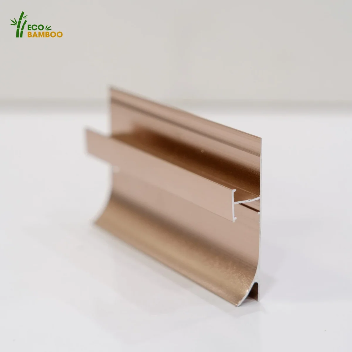 Nẹp chân tường cong có khe LED-EBN88002 – Eco Bamboo